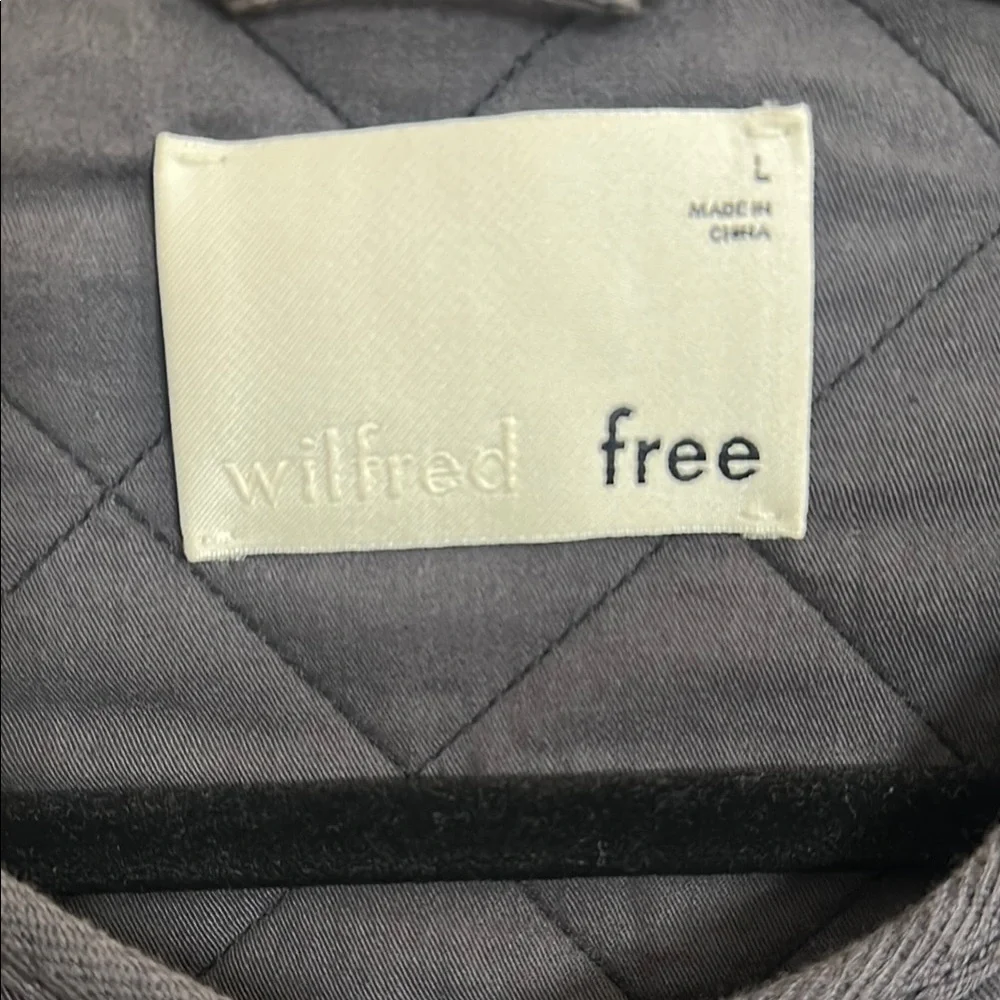 Aritzia Wilfred Frey Gray/blue Quilted jacket - Picture 2 of 5